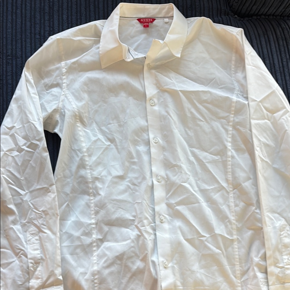 GUESS Men's White Shirt